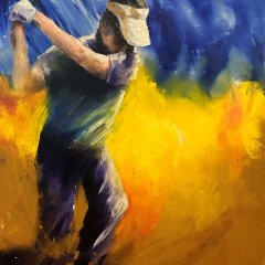 Birdie | Öl auf Leinwand | 100 x 120 cm |Katalog-Nr.: 262 Birdie | Öl auf Leinwand | 100 x 120 cm |Katalog-Nr.: 262