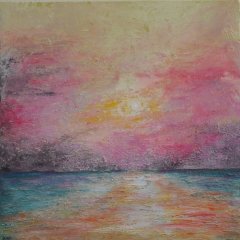 Sonnenuntergang | Acryl auf Leinwand | 50 x 50 cm | Kaktalog-Nr.: 252