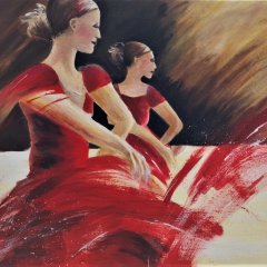 
Tänzerinnen | Acryl auf Leinwand | 70 x 50 cm | Katalog-Nr.: 277

