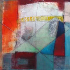 Tonle Sap 2 | Collage/Leinwand | 70 x 70 cm | Katalaog-Nr.: 156 Tonle Sap 2 | Collage/Leinwand | 70 x 70 cm | Katalaog-Nr.: 156