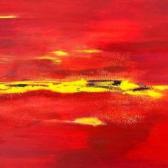 Farbräume rot (Nr. 577-10) | Acryl auf Leinwand | 60 x 80 cm | Katalog-Nr. 213