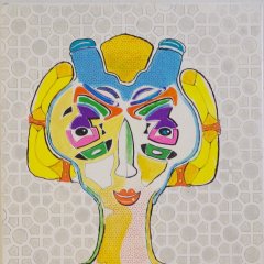 Ohne Titel | Acryl auf Leinwand | 70 x 50 cm | Katalog-Nr.: 169