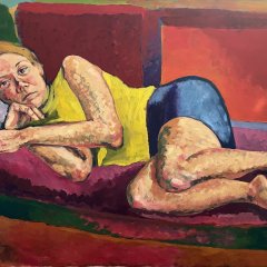 Prinzessin auf der Erbse | Acryl auf Leinwand| 140 x 190 cm | Katalog-Nr.: 100