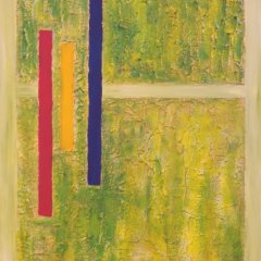 Ohne Titel | Acryl / Collage auf Leinwand | 60 x 80 cm | Katalog-Nr. 110