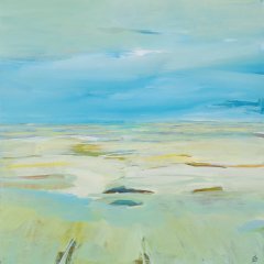 Abstrakte Landschaft | Acryl auf Leinwand | 100 x 100 cm | Kataloig-Nr.: 76