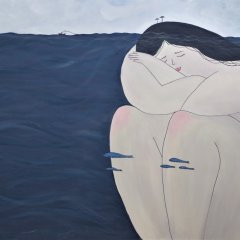 Meeresruhe | Acryl auf Leinwand | 100 x 160 cm | Katalog-Nr. 317