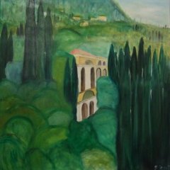 Bella Italia | Öl auf Leinwand | 120 x 120 cm | Katalog-Nr.: 514