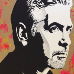 George | Acryl auf Leinwand | 120 x 90 cm | Katlaog-Nr.: 210 George | Acryl auf Leinwand | 120 x 90 cm | Katlaog-Nr.: 210