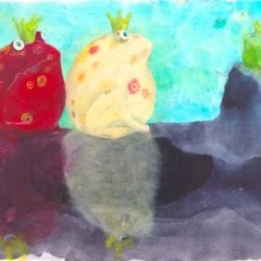 Good feelings through beautyful thoughts | Mischtechnik auf Leinwnand | 70 x 100 cm |katalog-Nr.: 189 Good feelings through beautyful thoughts | Mischtechnik auf Leinwnand | 70 x 100 cm |katalog-Nr.: 189