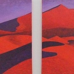 Sahara I und II | Öl/Spachteltechnik auf Leinwand | je 50 x 70 cm | Katalog-Nr.: 462 und 463