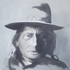 Sitting Bull | Acryl auf Leinwand | 90 x 100 cm | Katalog-Nr.: 260