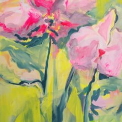 Orchideen | Acryl auf Leinwand | 70 x 100 cm | Katalog-Nr.: 186 Orchideen | Acryl auf Leinwand | 70 x 100 cm | Katalog-Nr.: 186