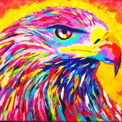 The Watcher of Light | Acryl auf Leinwand (gerahmt) | 94 x 123 cm | Katalog-Nr.: 193 The Watcher of Light | Acryl auf Leinwand (gerahmt) | 94 x 123 cm | Katalog-Nr.: 193