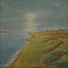 Am Atlantik/Bretagne | Tempera auf Leinwand | 50 x 50 cm | Katalog-Nummer: 469 Am Atlantik/Bretagne | Tempera auf Leinwand | 50 x 50 cm | Katalog-Nummer: 469