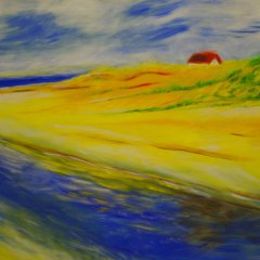 Haus in den Dünen | Acryl auf Leinwand | 100 x 70 cm | Katalog-Nr.: 13 Haus in den Dünen | Acryl auf Leinwand | 100 x 70 cm | Katalog-Nr.: 13