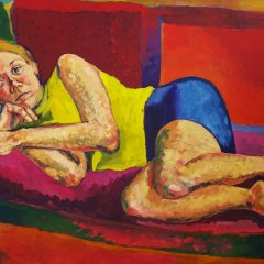 Prinzessin auf der Erbse | Acryl auf Leinwand | 140 x 190 cm | Katalog-Nr.: 100