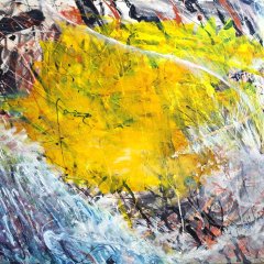 Yellow Star | Öl auf Leinwand | 80 x 100 cm | Katalog-Nr.: 117 Yellow Star | Öl auf Leinwand | 80 x 100 cm | Katalog-Nr.: 117