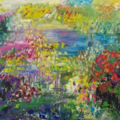 Collagen-Birds (Nr. 890) | Acryl, Strukturpaste, Papier, Garn | 110 x 80 cm | Katalog-Nr.: 184 Collagen-Birds (Nr. 890) | Acryl, Strukturpaste, Papier, Garn | 110 x 80 cm | Katalog-Nr.: 184