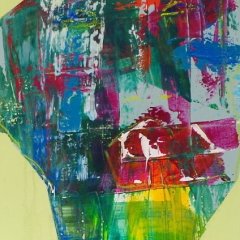 Bunt im Kopf | Acyyl auf Leinwand | 40 x 120 cm | Katalog-Nr.: 199 Bunt im Kopf | Acyyl auf Leinwand | 40 x 120 cm | Katalog-Nr.: 199