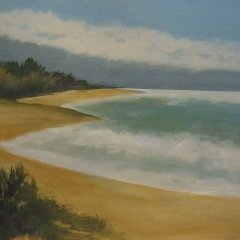 Hawaii | Tempera auf Leinwand | 120 x 90 cm | Katalog-Nr: 597