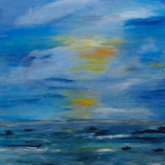 Himmel und Meer | Acryl auf Leinwand | 80 x 120 cm | Katalog-Nr.: 334 Himmel und Meer | Acryl auf Leinwand | 80 x 120 cm | Katalog-Nr.: 334