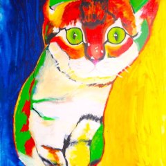 Katze | Acryl auf Leinwand | 100 x 70 cm | Katalog-Ne.: 246
Katze | Acryl auf Leinwand | 100 x 70 cm | Katalog-Ne.: 246