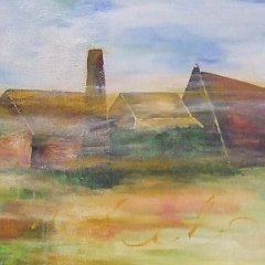 Alte Ziegelei | Acryl auf Leinwand | 70 x 140 cm | Katalog-Nr: 477 Alte Ziegelei | Acryl auf Leinwand | 70 x 140 cm | Katalog-Nr: 477