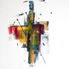 Kraftvoller Boden | Acryl auf Leinwand (gerahmt) | 80 x 100 cm | Katalog-Nr.: 053 Kraftvoller Boden | Acryl auf Leinwand (gerahmt) | 80 x 100 cm | Katalog-Nr.: 053