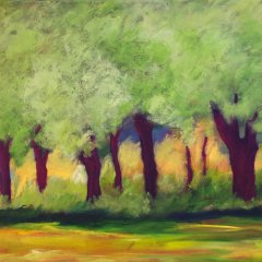 Frühlingsbäume | Acryl auf Leinwand | 60 x 80 cm | Katalog-Nr. 234 Frühlingsbäume | Acryl auf Leinwand | 60 x 80 cm | Katalog-Nr. 234