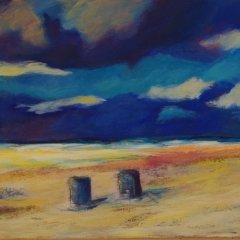 Strand an der Nordsee | Acryl auf Leinwand | 100 x 50 cm |Katalog-NR.: 237 Strand an der Nordsee | Acryl auf Leinwand | 100 x 50 cm |Katalog-NR.: 237