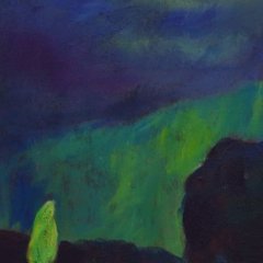 Baum im Licht | Acryl auf Leinwand | 40 x 120 cm | Katalog-Nr.: 18