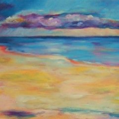 Nach dem Regen | Acryl auf Leinwand | 70 x 50 cm | Katalog-Nr: 384 Nach dem Regen | Acryl auf Leinwand | 70 x 50 cm | Katalog-Nr: 384