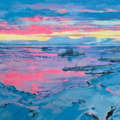 Island 1 | Acryl auf Leinwand | 100 x 50 cm Katalog-Nr.: 137 Island 1 | Acryl auf Leinwand | 100 x 50 cm Katalog-Nr.: 137