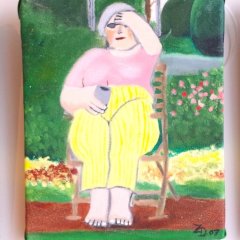 Alltagsmenschen 3+4+5 (dreiteilg) | Öl auf Leinwand | je 30 x 24 cm | Katalog-Nr.: 253 Alltagsmenschen 3+4+5 (dreiteilg) | Öl auf Leinwand | je 30 x 24 cm | Katalog-Nr.: 253