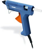 Gezeigt wird eine Heißklebepistole