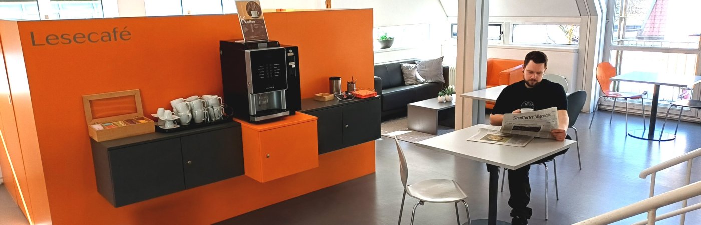 Lesecafé in der Bibliothek in Wiedenbrück Lesecafé Rheda