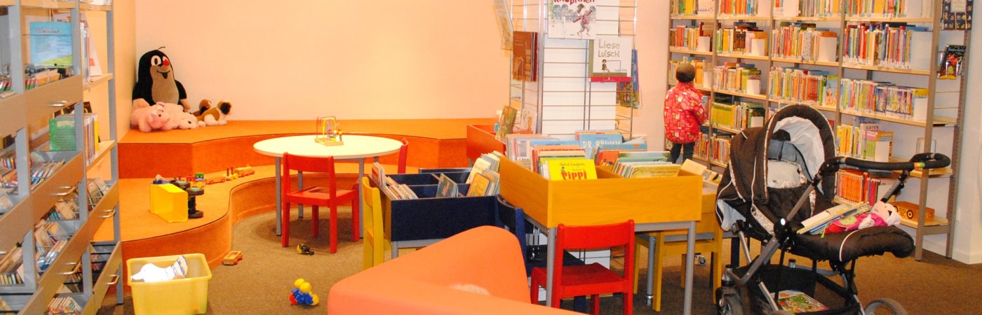 Kinderbibliothek Rheda Blick in die Kinderbibliothek Rheda