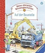 Gezeigt wird das Cover des Buches auf der Baustelle