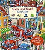 gezeigt wird das Cover zum Buch Suchen und Finden Feuerwehr