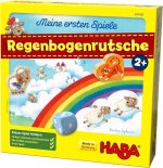 gezeigt wird das Cover zum Spiel Regenbogenrutsche