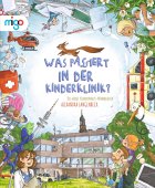 gezeigt wird das Cover zum Buch Was passiert in der Kinderklinik