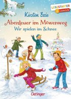 gezeigt wird das Cover zum Buch Wir spielen im Schnee