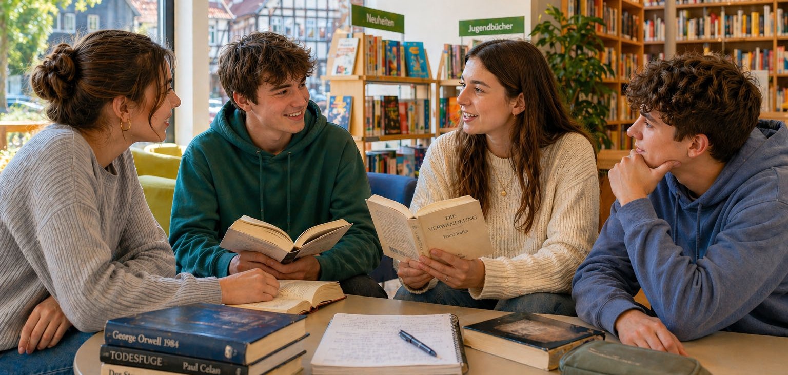 Gezeigt wird eine Gruppe Jugendlicher