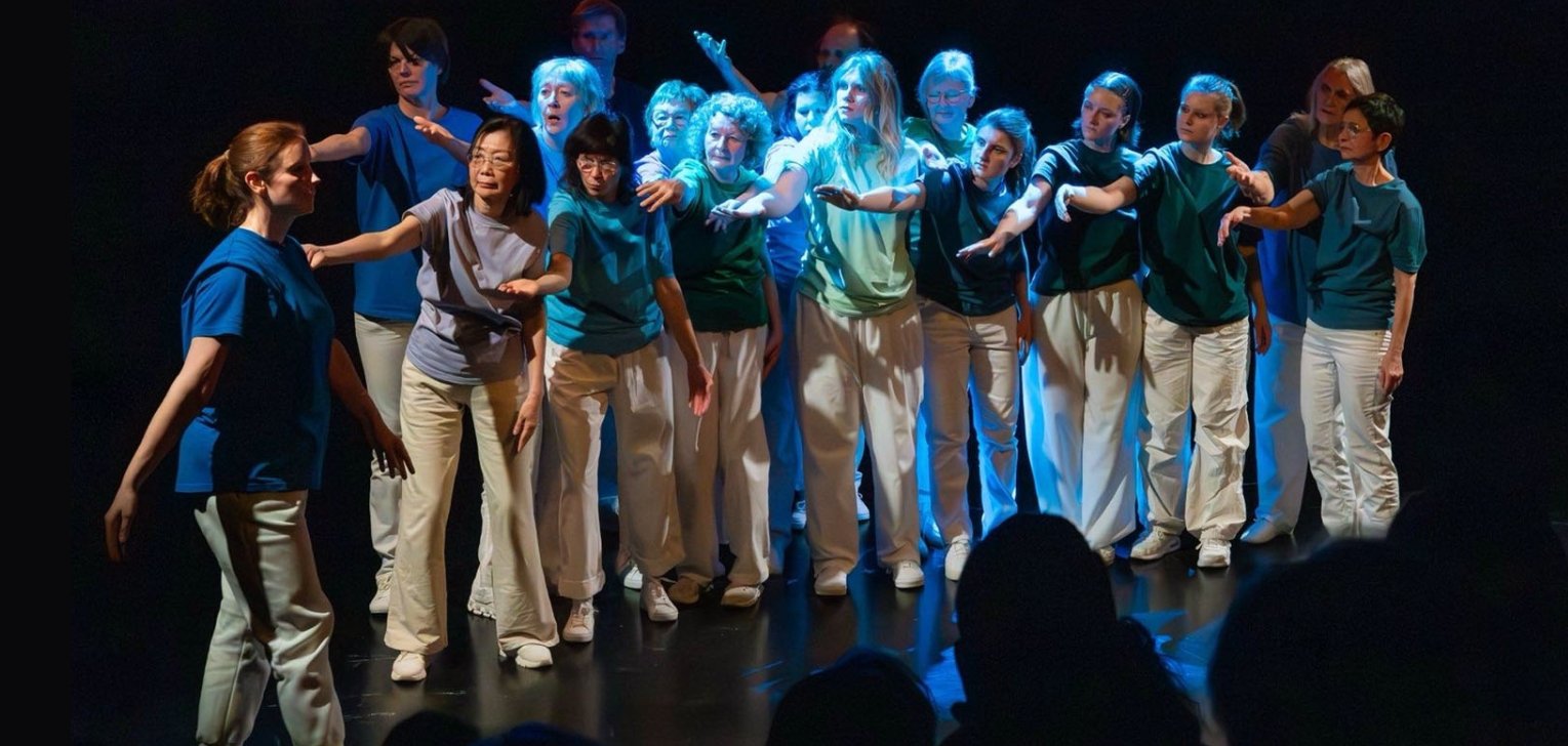 Gezeigt werden die Mitwirkenden des Tanztheater Kreises