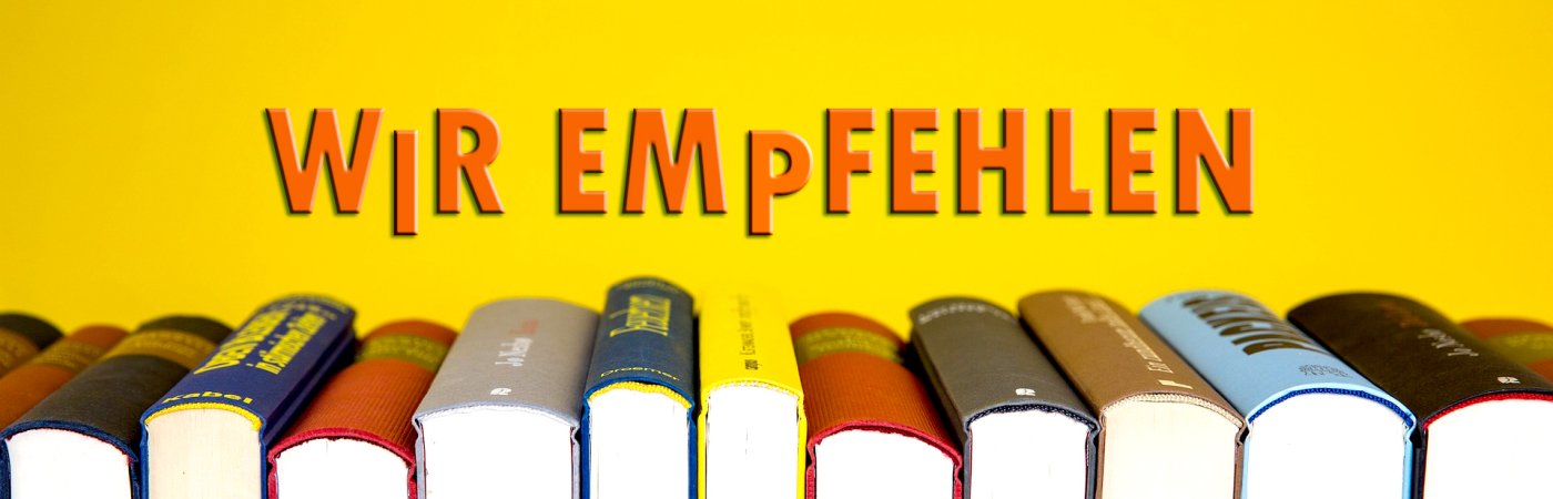 Gezeigt wird der Schriftzug wir empfehlen