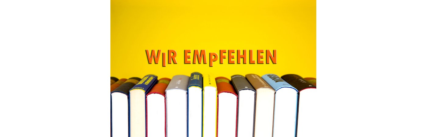 Gezeigt wird der Schriftzug wir empfehlen