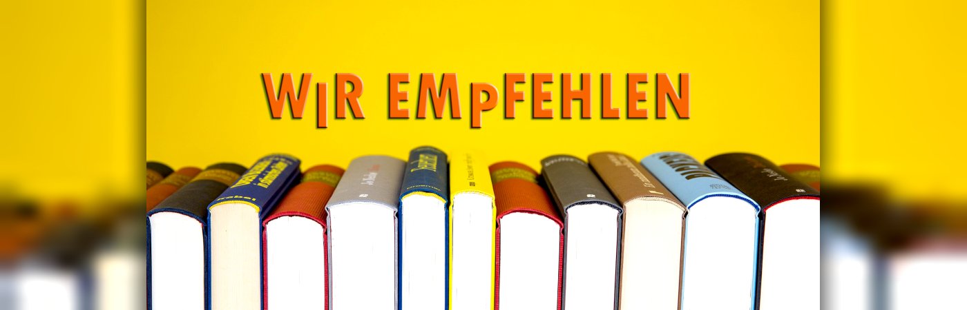 Gezeigt wird der Schriftzug wir empfehlen