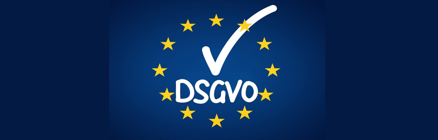 Gezeigt wird der Schriftzug DSGVO