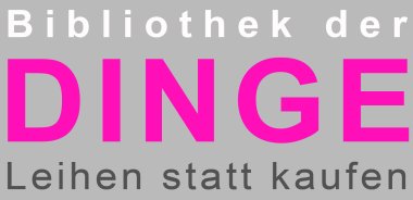 Gezeigt wird das Logo der Bibliothek der Dinge